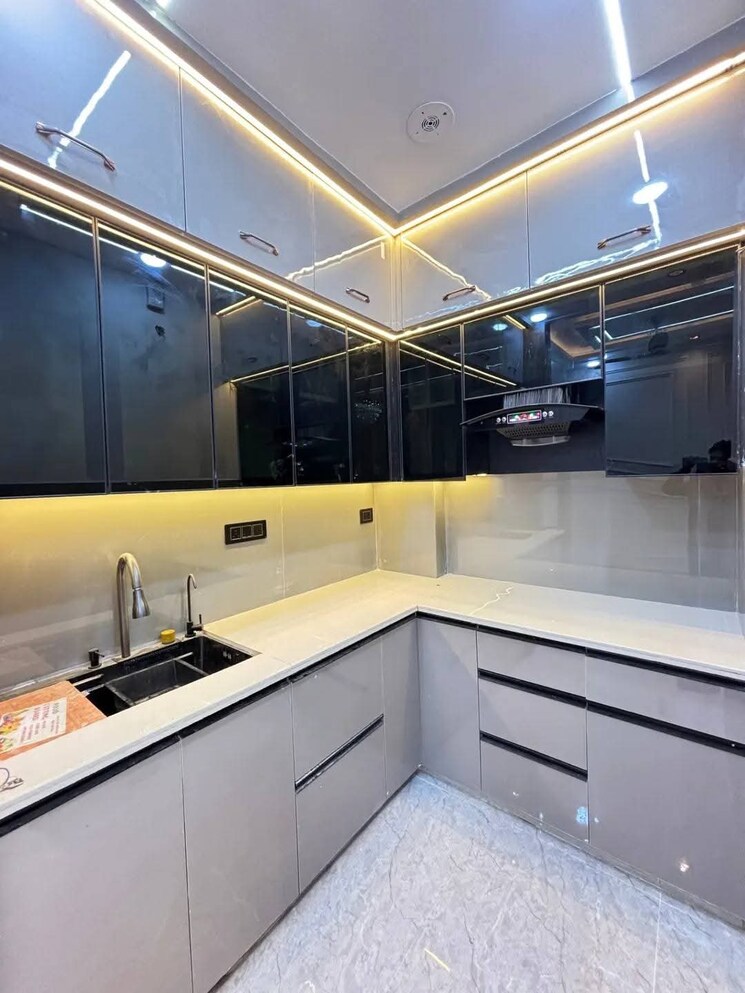 Kitchen, burari 2.5 Bedroom 650 Sq.Ft. Builder Floor In Burari Delhi 9368882