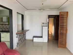 Living Room in 2 BHK Apartment at Chandak 34 Park Estate, Goregaon West – for Rent