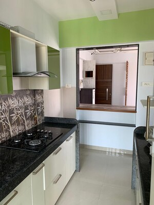 Kitchen in 2 BHK Apartment at Chandak 34 Park Estate, Goregaon West – for Rent