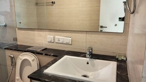 Bathroom in 2 BHK Apartment at Spaze Privvy The Address, Sector 93 – for Rent