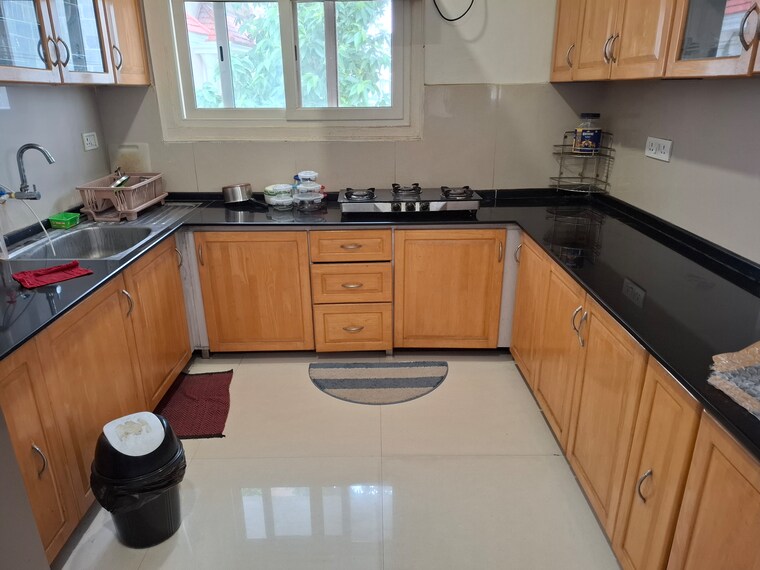 Kitchen, banjara hills 3 Bedroom 2500 Sq.Ft. Apartment In Banjara Hills Hyderabad 9368905