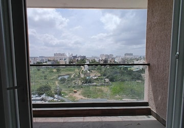 Balcony in 2 BHK Apartment at Kruthi Residency, Ameenpur – for Rent