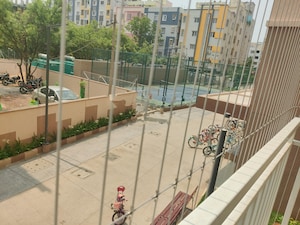 Balcony in 2.5 BHK Apartment at Ramky One Harmony, Bachupally – for Rent