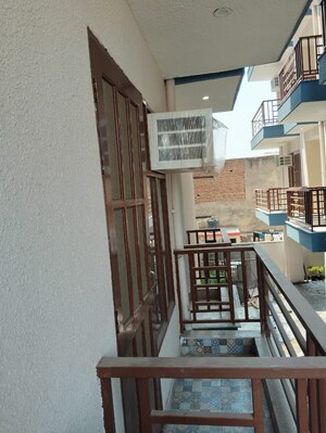 Staircase in 3 BHK Apartment at Purti The Varanda, Lake Town – for Sale