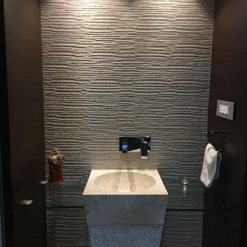 Bathroom in 3 BHK Apartment at Kalpataru Sparkle, Gandhi Nagar – for Rent