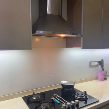 Kitchen in 3 BHK Apartment at Kalpataru Sparkle, Gandhi Nagar – for Rent