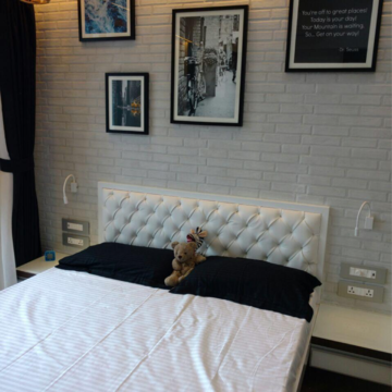 Bedroom in 3 BHK Apartment at Kalpataru Sparkle, Gandhi Nagar – for Rent