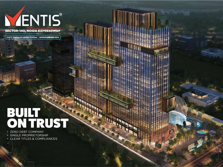 Exterior View, gygy-mentis Commercial Office Space 1208 Sq.Ft. In Sector 140 Noida Noida 9369213