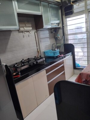 Kitchen in 2 BHK Apartment at Sabari Shaan, Chembur – for Rent