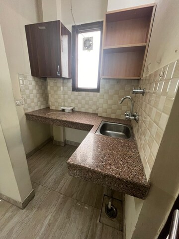 Bathroom in 2 BHK Builder Floor at Ansal Sushant Apartments, Sushant Lok I – for Rent