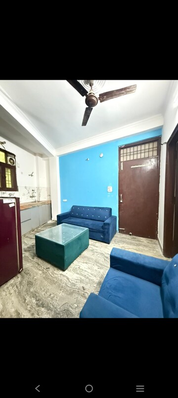 Living Room in 1 BHK Builder Floor at Saket – for Rent