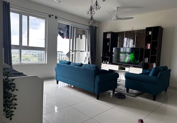 Living Room in 3 BHK Apartment at Godrej 24 Sarjapur, Sarjapur Road – for Rent