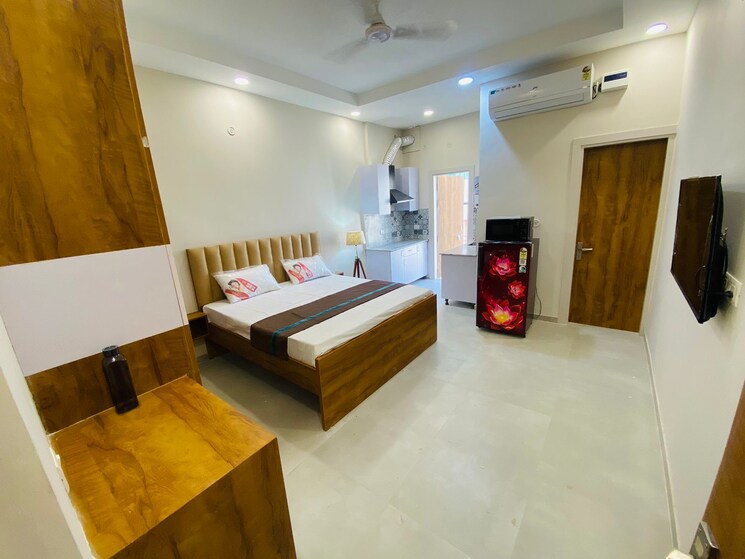 Bedroom, sector 40 Studio 633 Sq.Ft. Builder Floor In Sector 40 Gurgaon 9369330