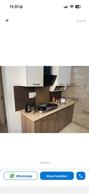 Kitchen in 3 BHK Builder Floor at Malibu Shopping Arcade, Sector 47 – for Rent