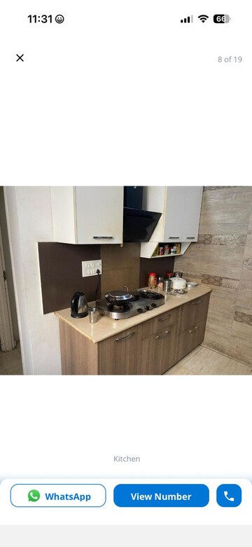 Kitchen in 3 BHK Builder Floor at Malibu Shopping Arcade, Sector 47 – for Rent