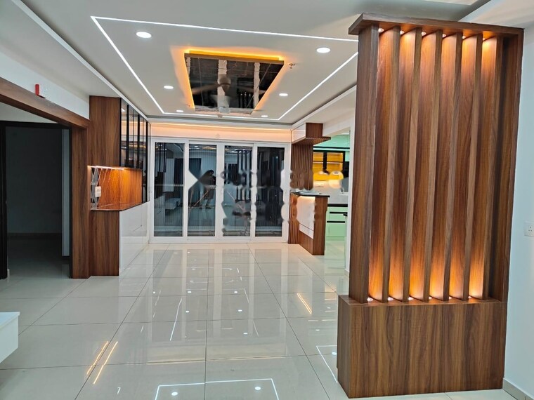 Living Room, marina-skies 3 Bedroom 2000 Sq.Ft. Apartment In Hi Tech City Hyderabad 9369410