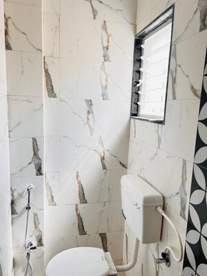 Bathroom in 1 BHK Independent House at Wagholi – for Rent