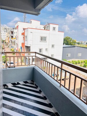 Balcony in 1 BHK Independent House at Wagholi – for Rent