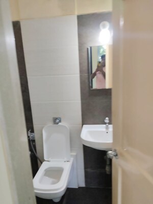 Bathroom in 1 BHK Apartment at Rosa Gardenia, Ghodbunder Road – for Sale