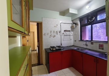 Kitchen in 1 BHK Apartment at Hiranandani Estate, Ghodbunder Road – for Rent