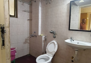 Bathroom in 1 BHK Apartment at Hiranandani Estate, Ghodbunder Road – for Rent
