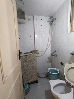 Bathroom in 1 BHK Apartment at Hiranandani Estate, Ghodbunder Road – for Rent