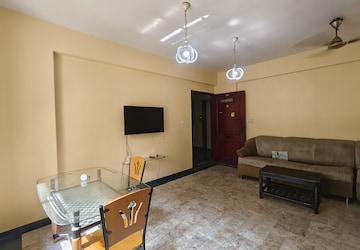 Living Room in 1 BHK Apartment at Hiranandani Estate, Ghodbunder Road – for Rent