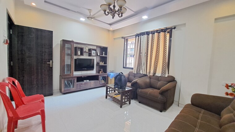 Living Room, maruti-paradise 2 Bedroom 990 Sq.Ft. Apartment In Cbd Belapur Sector 15 Navi Mumbai 9369654