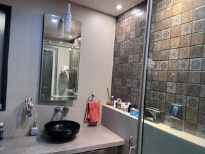 Bathroom in 3 BHK Apartment at Shiv Windmill Village, Bavdhan – for Sale