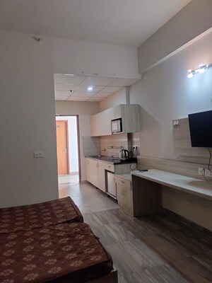 Kitchen in 1 BHK Apartment at Paramount Golfforeste, Zeta I Greater Noida – for Rent