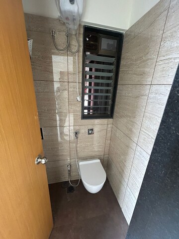 Attached Bathroom in 1 BHK Apartment at Chandak 34 Park Estate, Goregaon West – for Rent