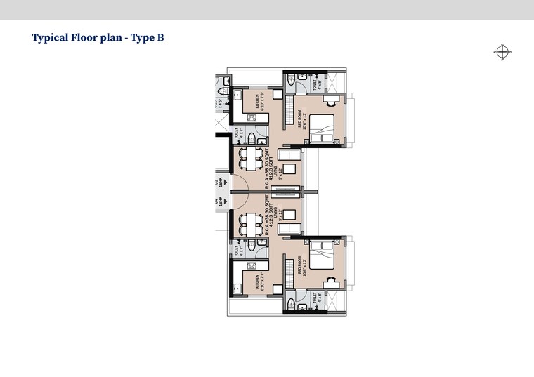 Floor Plan, charkop sector 3 1 Bedroom 412 Sq.Ft. Apartment In Charkop Sector 3 Mumbai 9369798