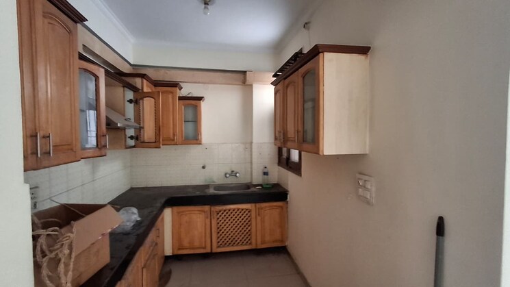 Kitchen, penta-homes 2 Bedroom 1300 Sq.Ft. Apartment In Vip Road Zirakpur 9369839