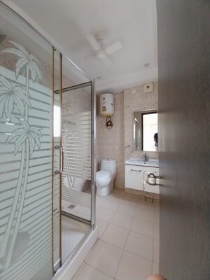 Bathroom in 4 BHK Apartment at Gulmohar Park – for Rent
