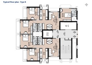 Floor Plan in 2 BHK Apartment at Charkop Sector 3 – for Sale