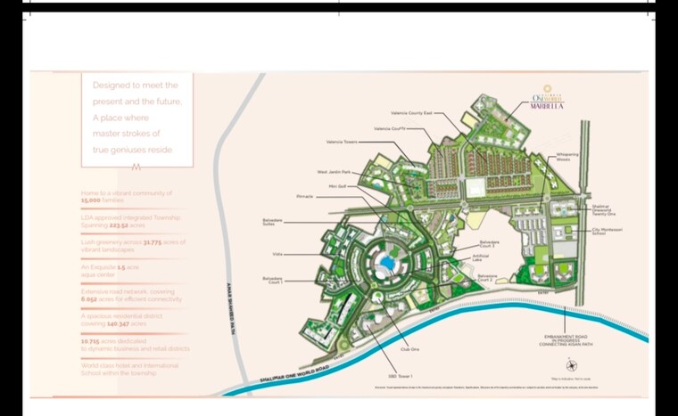 Map Location, shalimar-marbella 2 Bedroom 1530 Sq.Ft. Apartment In Gomti Nagar Lucknow 9369933