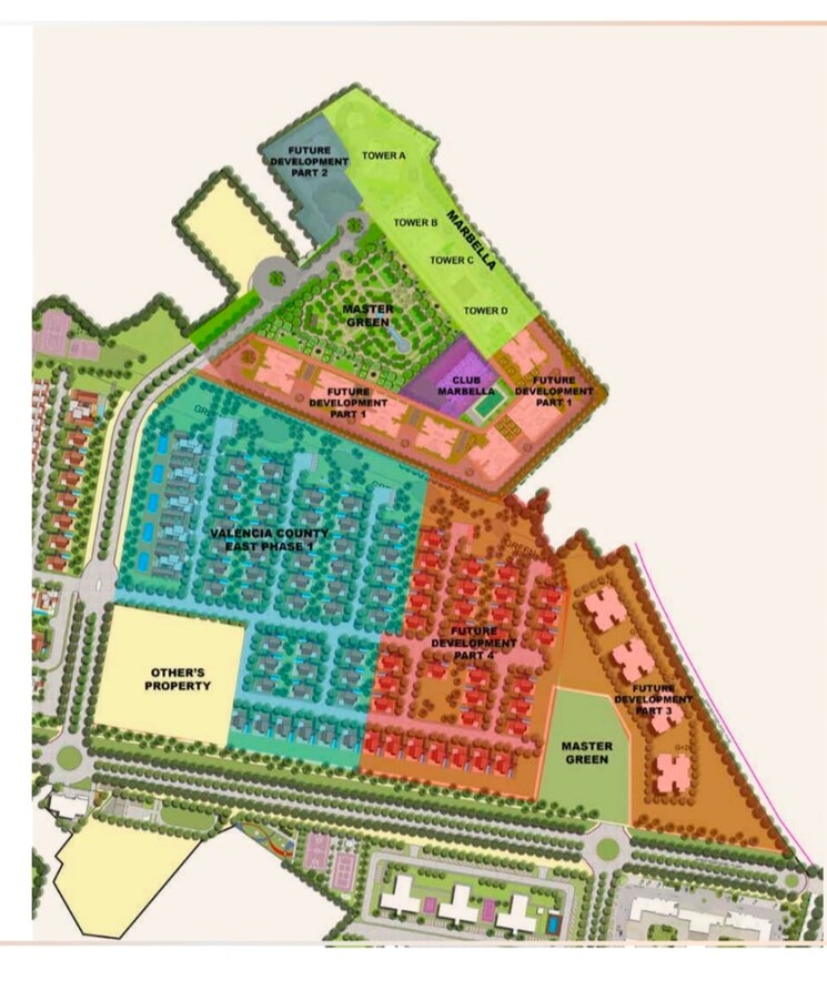 Master Plan, shalimar-marbella 2 Bedroom 1530 Sq.Ft. Apartment In Gomti Nagar Lucknow 9369933