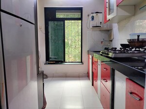 Kitchen in 1 BHK Apartment at Brahamand Phase 6 Chs Ltd, Brahmand – for Sale