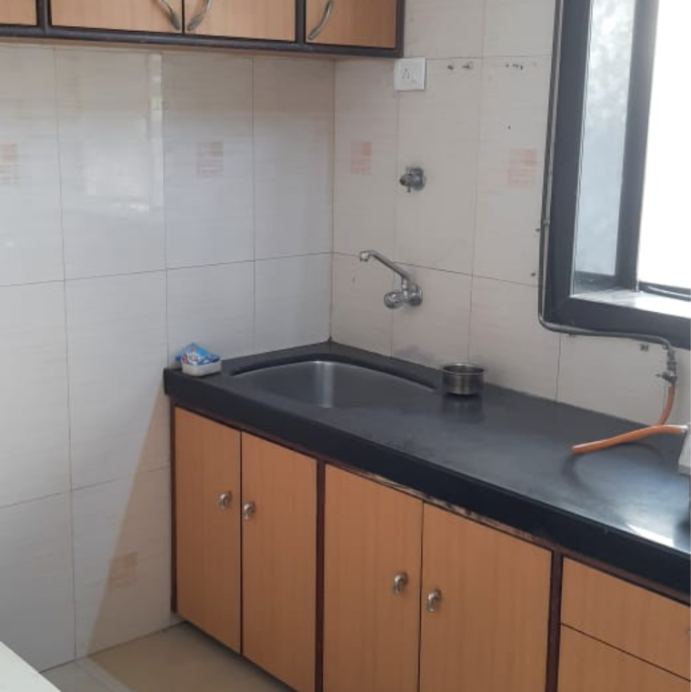 Kitchen, gulmarg-society 2 Bedroom 700 Sq.Ft. Apartment In Charai Mumbai 9370001