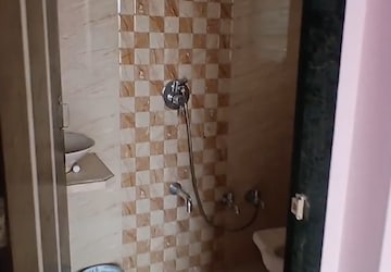 Bathroom in 1 BHK Apartment at Riyasat Pathan Tower, Narpoli – for Rent
