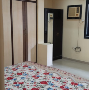 Bedroom in 2 BHK Apartment at Gulmarg Society, Charai – for Rent
