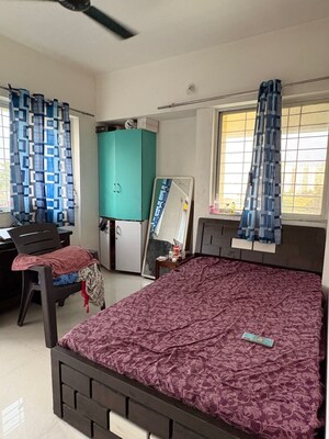 Bedroom in 2 BHK Apartment at D A Borade Bhondve Orchid, Ravet – for Rent