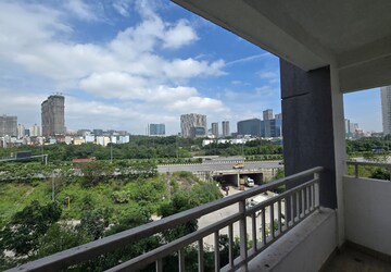 Balcony in 3 BHK Apartment at Vertex Panache, Gachibowli – for Rent