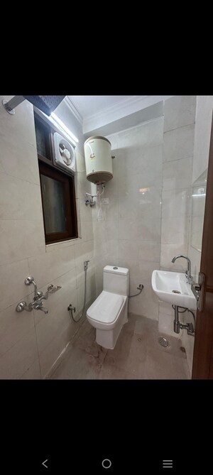 Bathroom in 2 BHK Builder Floor at Saket – for Rent