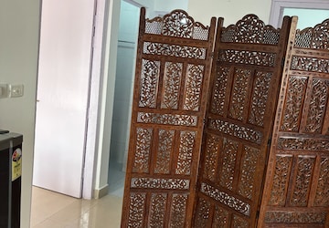 Living Room in 1.5 BHK Apartment at UPAVP Ganga Yamuna And Hindon Enclave, Pratap Vihar – for Rent