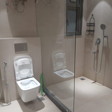 Bathroom in 3 BHK Builder Floor at Auram Floor, South City 2 – for Rent