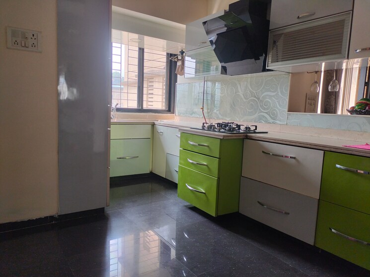 Kitchen, lalani-residency 2 Bedroom 600 Sq.Ft. Apartment In Kavesar Thane 9370073