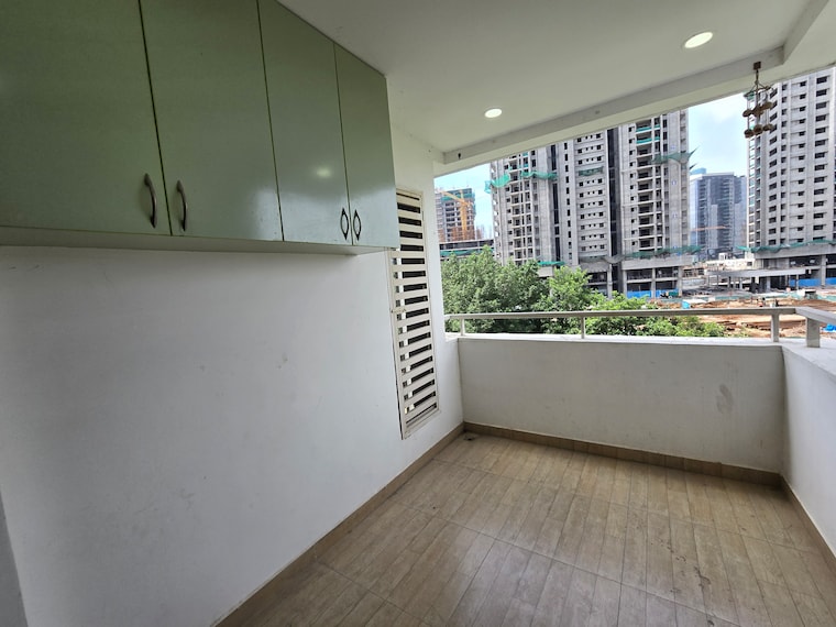 Balcony, vertex-panache 3 Bedroom 1945 Sq.Ft. Apartment In Gachibowli Hyderabad 9370008