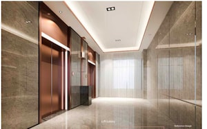 Building Lobby in 3 BHK Apartment at Shalimar Marbella, Gomti Nagar – for Sale