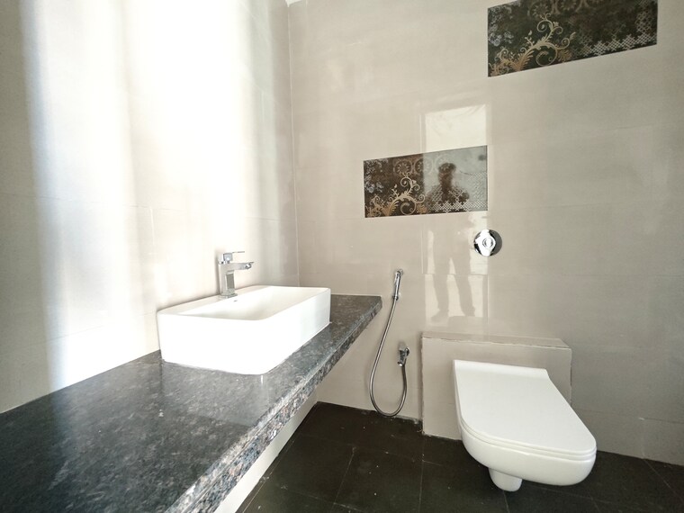 Bathroom, marathon-nexzone 2 Bedroom 745 Sq.Ft. Apartment In New Panvel Navi Mumbai 9370259
